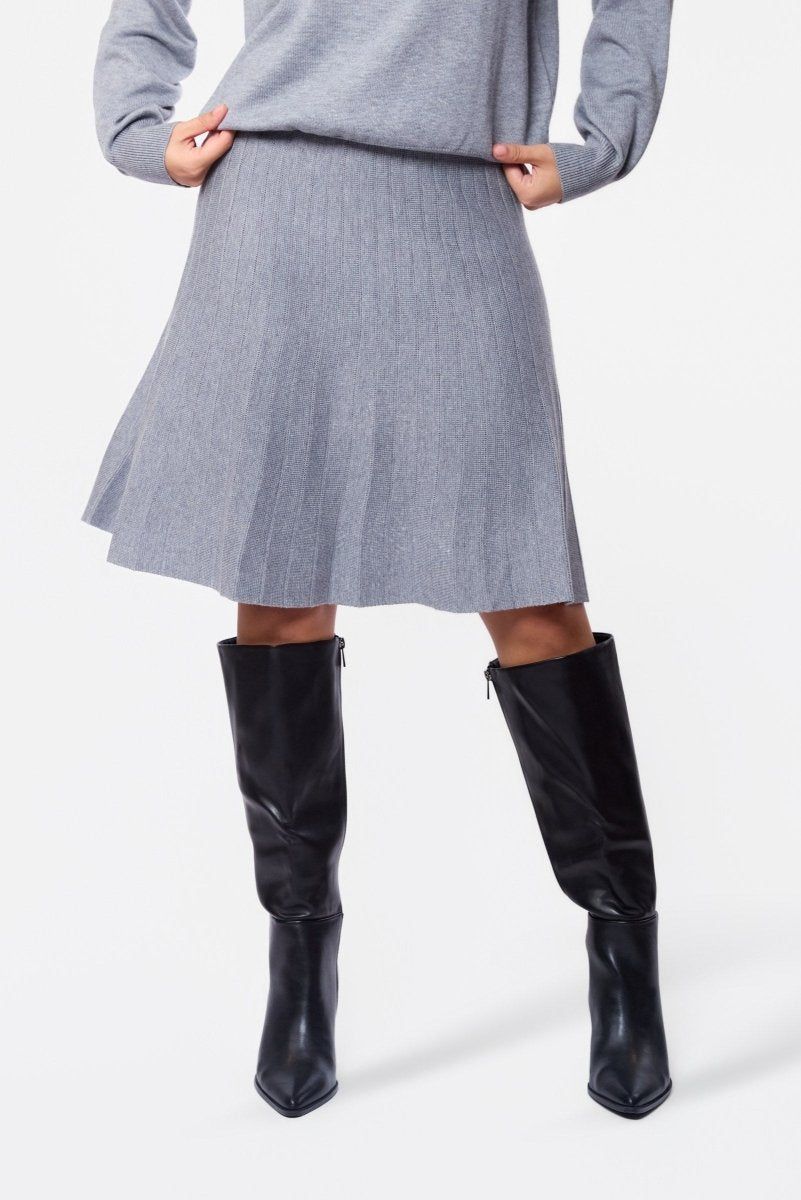 Irina Skirt (Grey) - Skirt - Yakira Bella