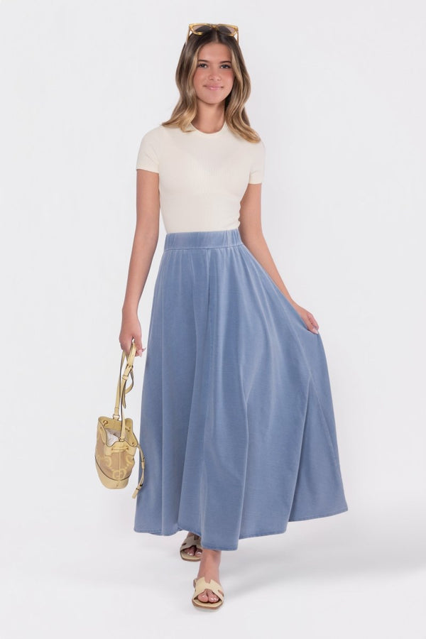 Iris Skirt (Blue) - Skirt - Yakira Bella