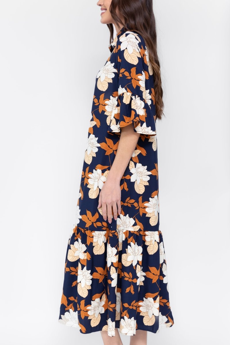 ISABELLA DRESS (NAVY) - Dress - Yakira Bella