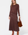 Jackie Skirt (Brown) - Skirt - Yakira Bella