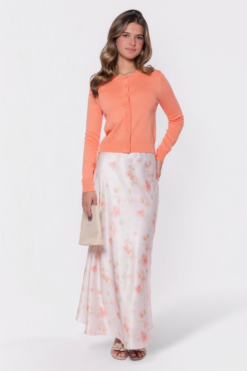 Jade Cardigan (Coral) - Top - Yakira Bella