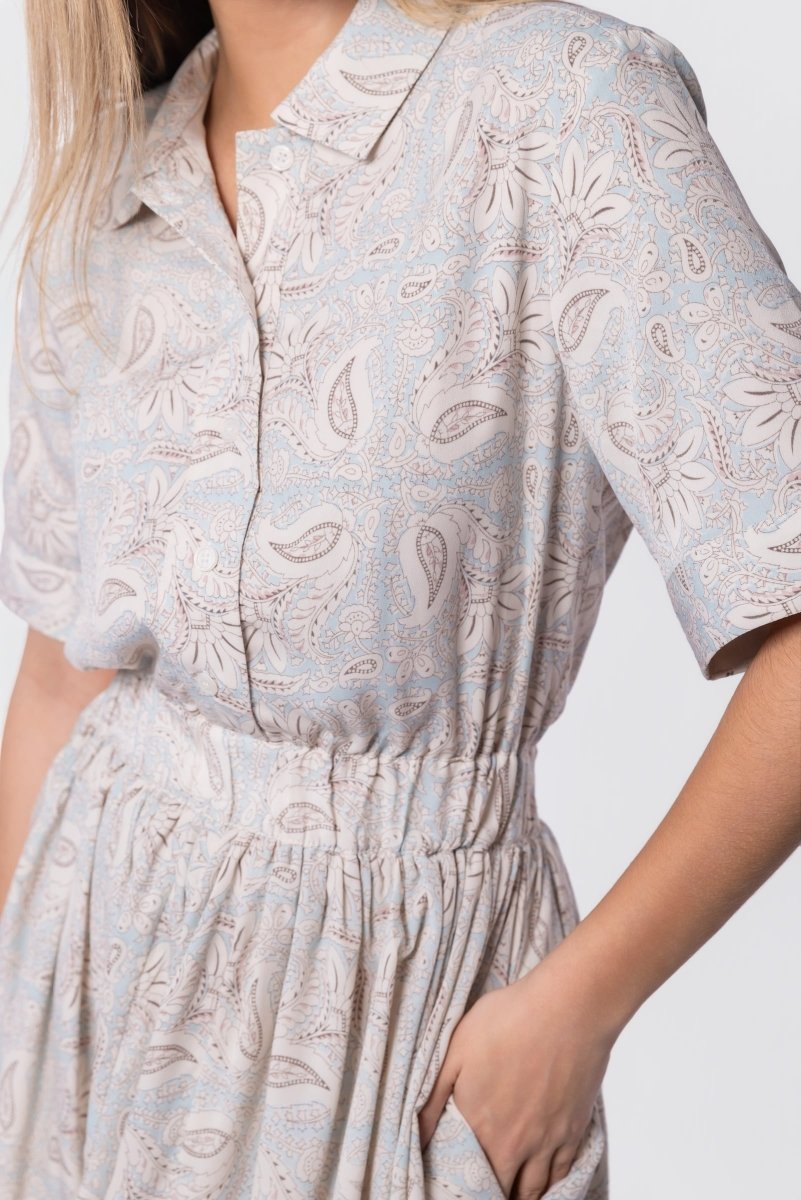 Jamie Dress (Blue) - Dress - Yakira Bella