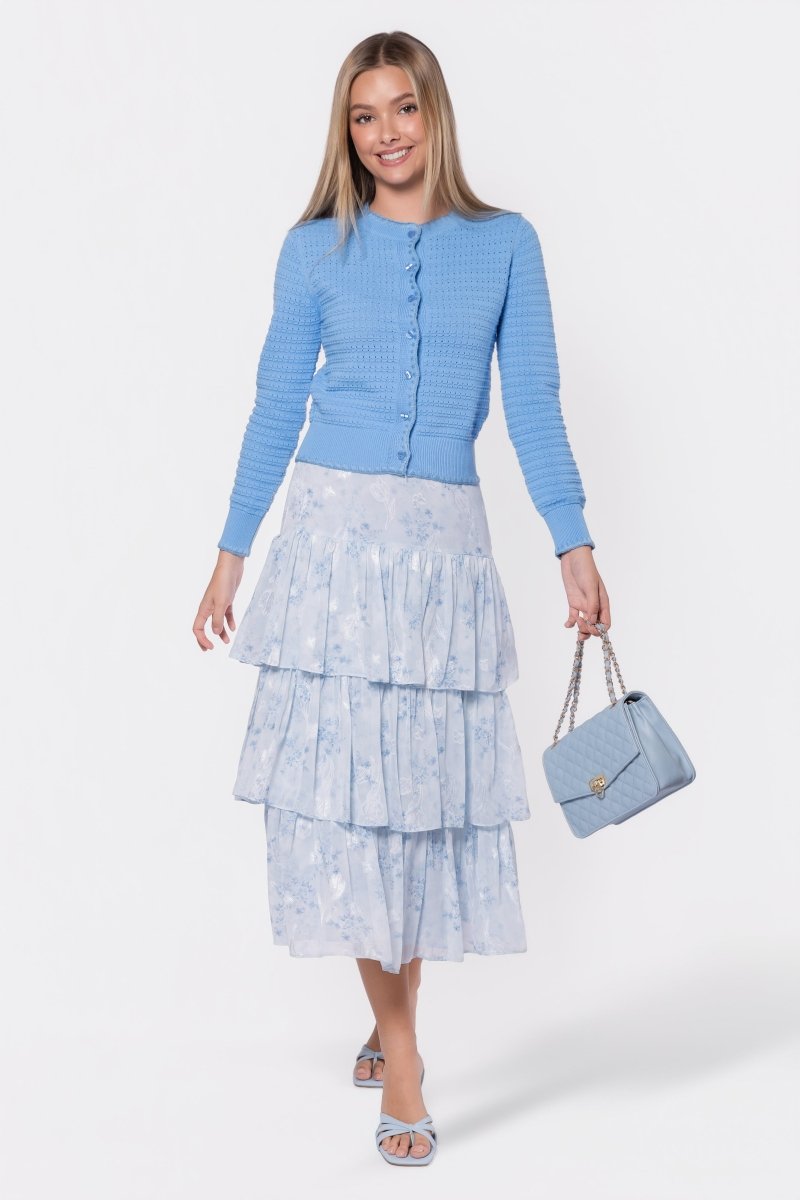 Jane Cardigan (Blue) - Top - Yakira Bella