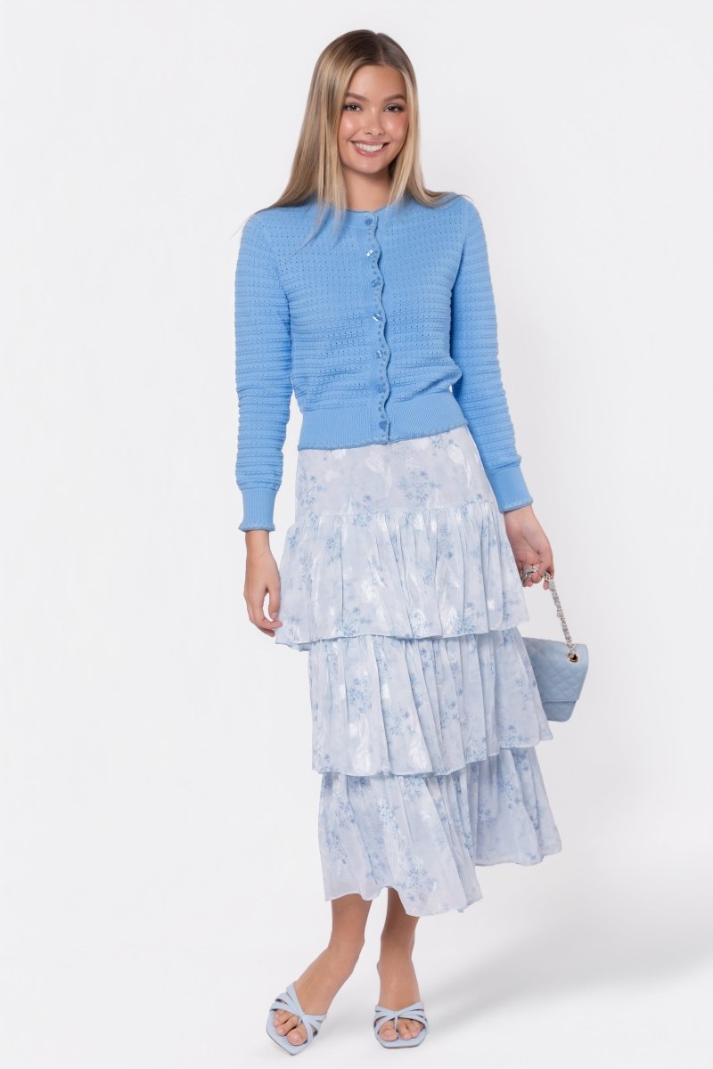 Jane Cardigan (Blue) - Top - Yakira Bella