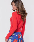 Jane Cardigan (Coral Pink) - Top - Yakira Bella