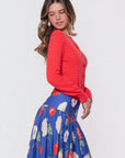 Jane Cardigan (Coral Pink) - Top - Yakira Bella