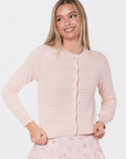 Jane Cardigan (Light Peach) - Top - Yakira Bella