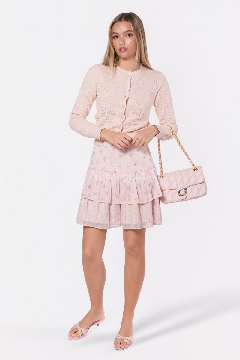 Jane Cardigan (Light Peach) - Top - Yakira Bella