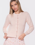 Jane Cardigan (Light Peach) - Top - Yakira Bella