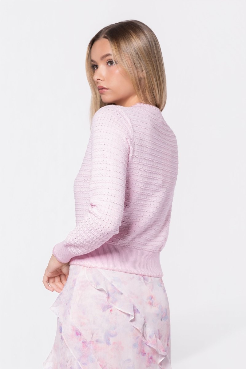 Jane Cardigan (Pale Pink) - Top - Yakira Bella