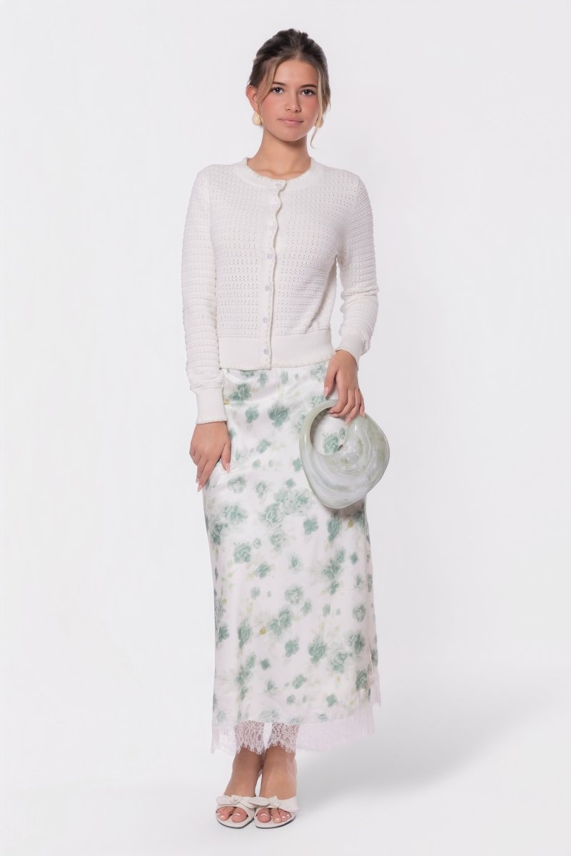 Jane Cardigan (White) - Top - Yakira Bella