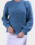 JANELLE SWEATER (BLUE) - Top - Yakira Bella