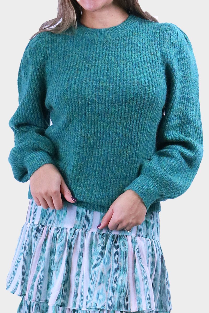 JANELLE SWEATER (GREEN) - Top - Yakira Bella