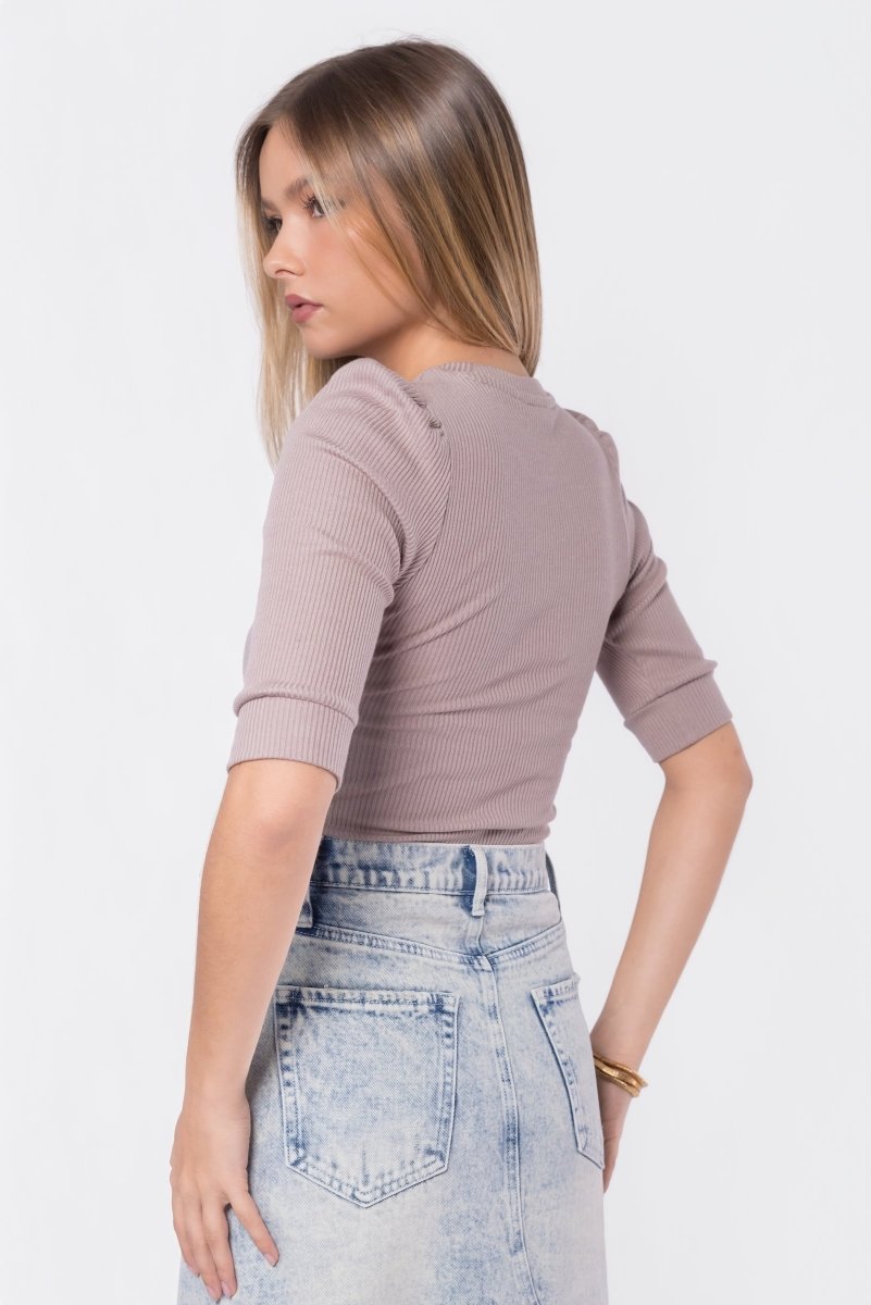 Jemma Top (Khaki) - Top - Yakira Bella