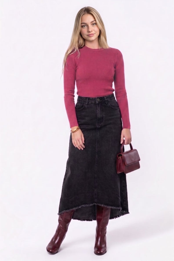 Jill Skirt (Black) - Skirt - Yakira Bella