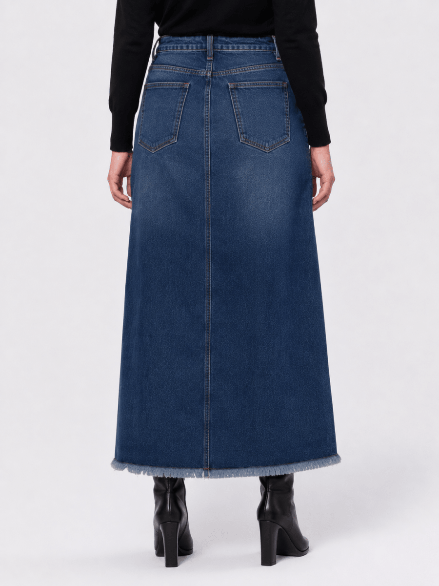 Jill Skirt (Deep Blue) - Skirt - Yakira Bella