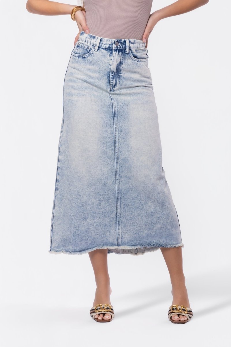 Jill Skirt (Light Blue) - Skirt - Yakira Bella