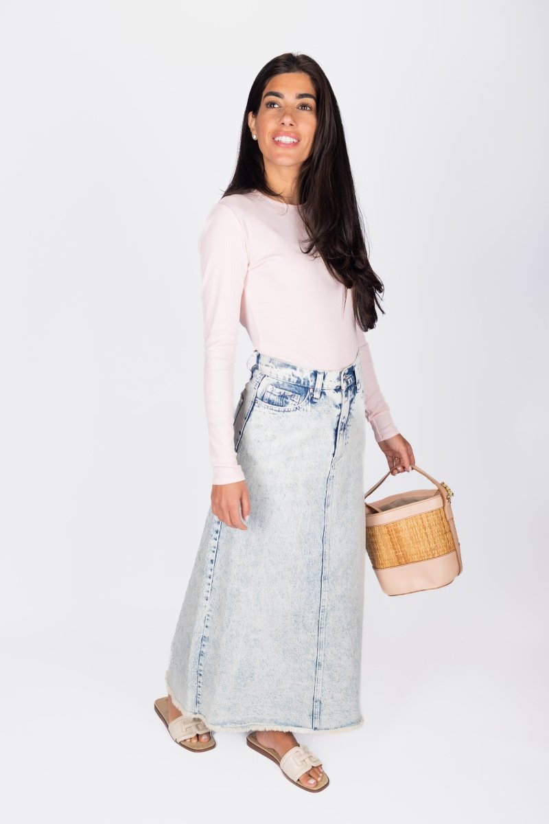 JILL SKIRT (LIGHT BLUE) - Skirt - Yakira Bella