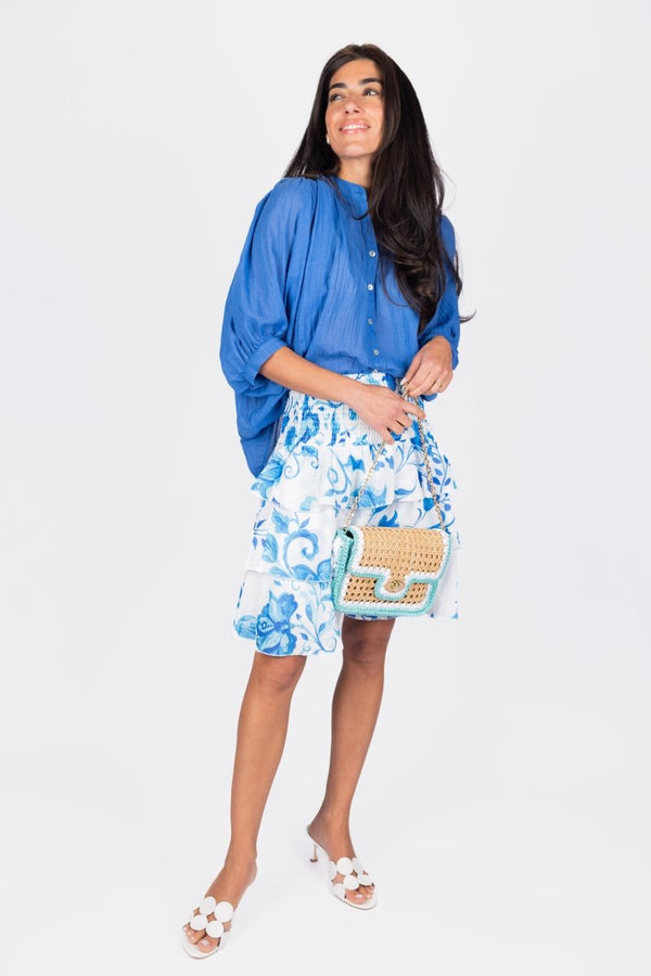 Joanna Top (Blue) - Top - Yakira Bella