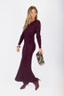 Jordan Dress 53" (Burgundy)