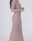 JORDAN DRESS (TAUPE) - Dress - Yakira Bella