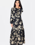 JOSEPHINE DRESS (BLACK/BEIGE) - Dress - Yakira Bella