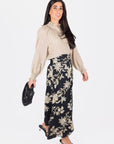 JOSEPHINE SKIRT (BLACK/BEIGE) - Skirt - Yakira Bella