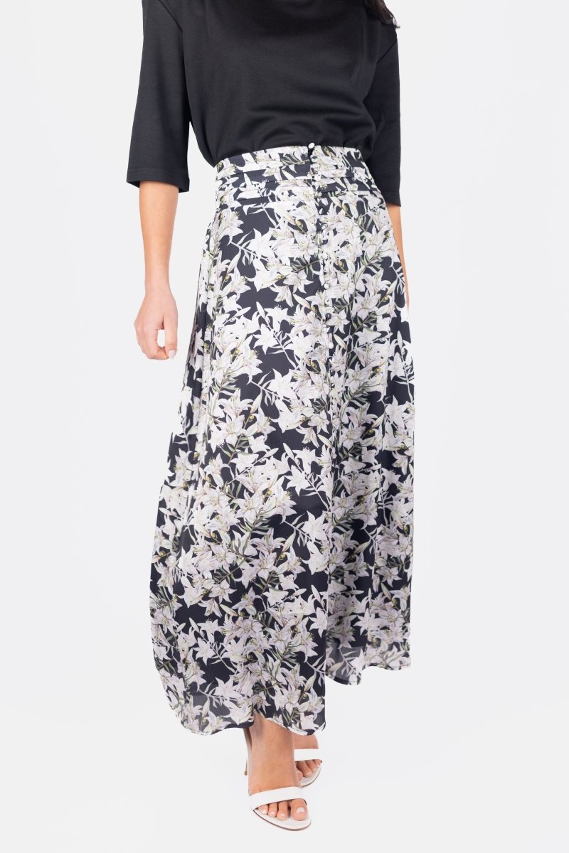 JOSEPHINE SKIRT (BLACK/IVORY) - Skirt - Yakira Bella