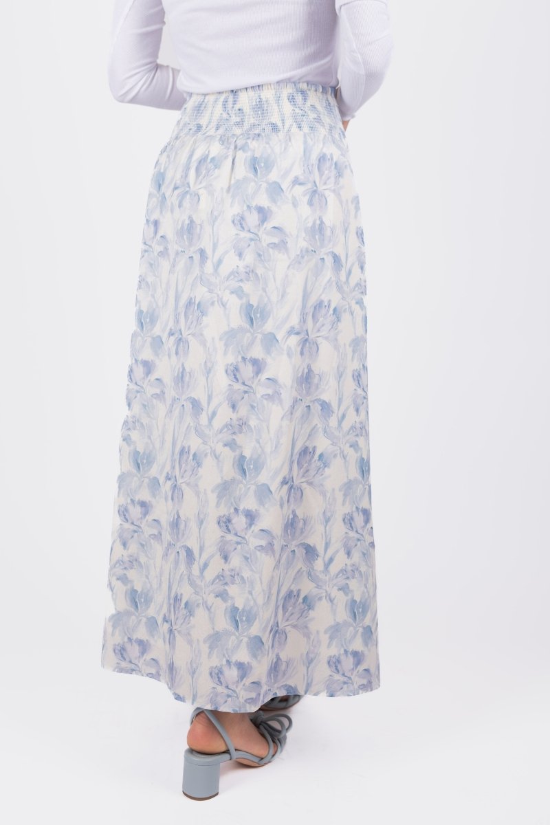 JOSEPHINE SKIRT (IVORY/BLUE) - Skirt - Yakira Bella