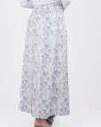 JOSEPHINE SKIRT (IVORY/BLUE) - Skirt - Yakira Bella