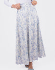 JOSEPHINE SKIRT (IVORY/BLUE) - Skirt - Yakira Bella