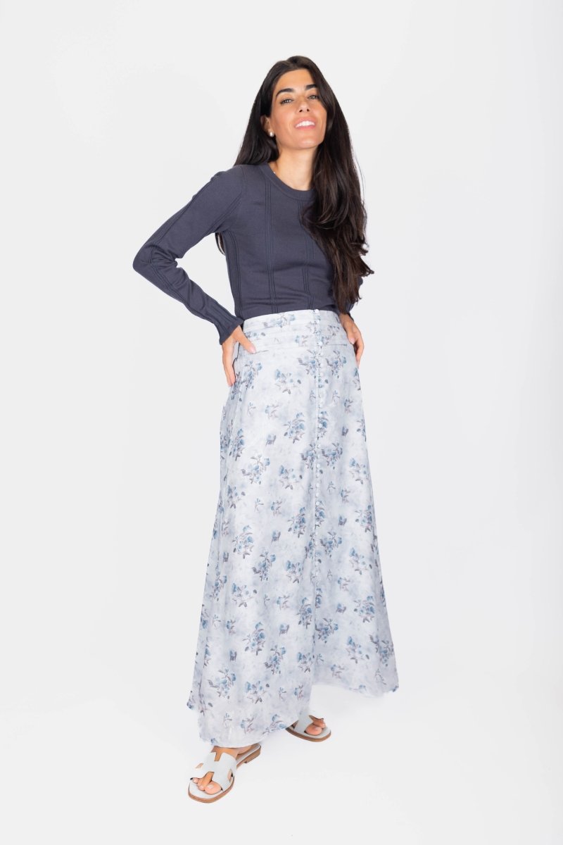 Josephine Skirt (Light Blue) - Skirt - Yakira Bella