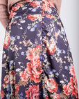 Josephine Skirt (Purple Ground) - Skirt - Yakira Bella