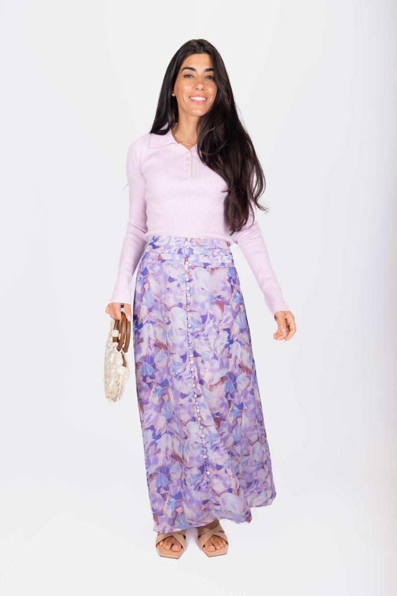 Josephine Skirt (Purple) - Skirt - Yakira Bella
