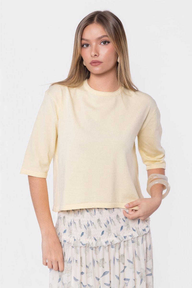 Jude Top (Butter Yellow) - Top - Yakira Bella