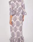 JUDY DRESS (IVORY PATTERN) - Dress - Yakira Bella