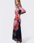 Juliana Dress (Black Ground) - Dress - Yakira Bella
