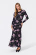 Juliana Dress (Black Pink)