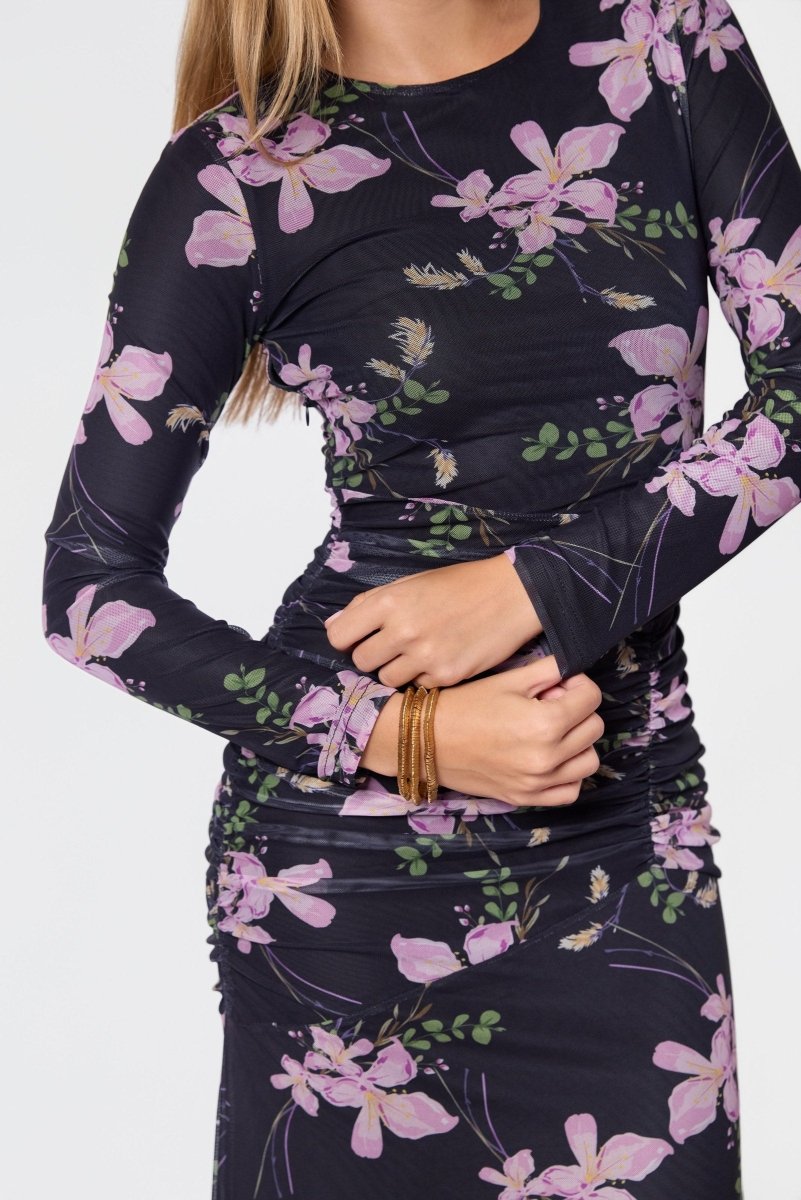 Juliana Dress (Black Pink) - Dress - Yakira Bella