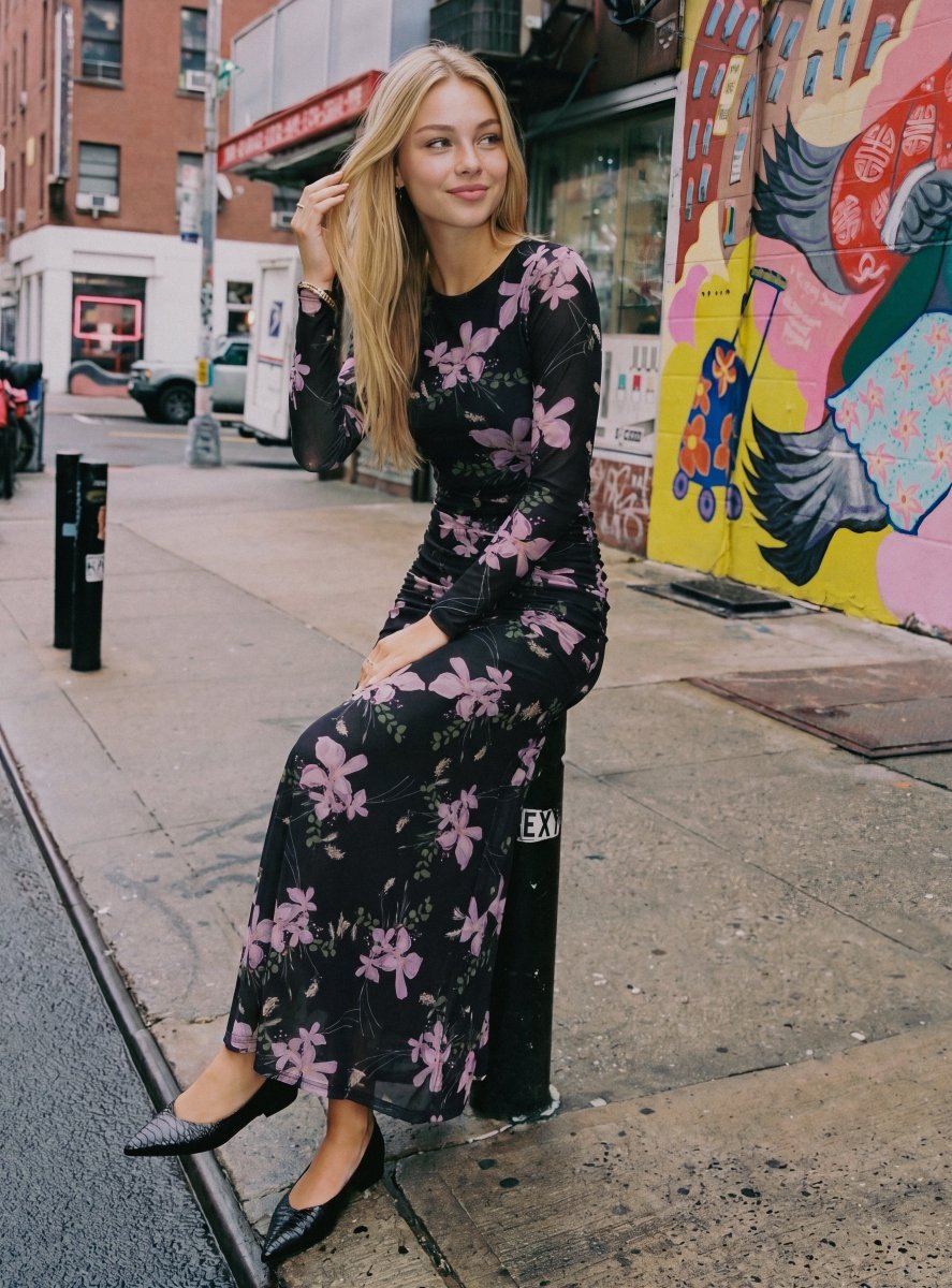 Juliana Dress (Black Pink) - Dress - Yakira Bella