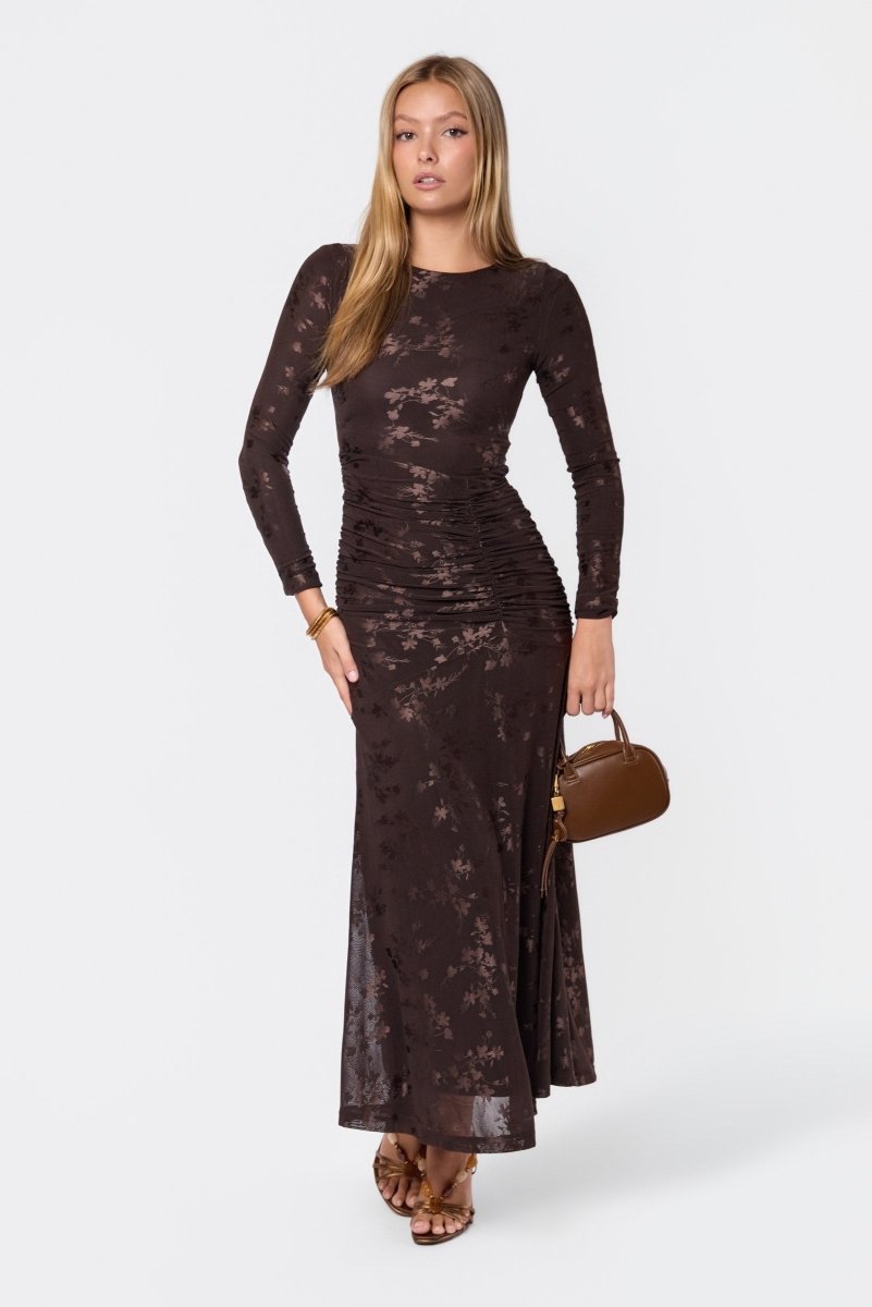 Juliana Dress (Brown) - Dress - Yakira Bella