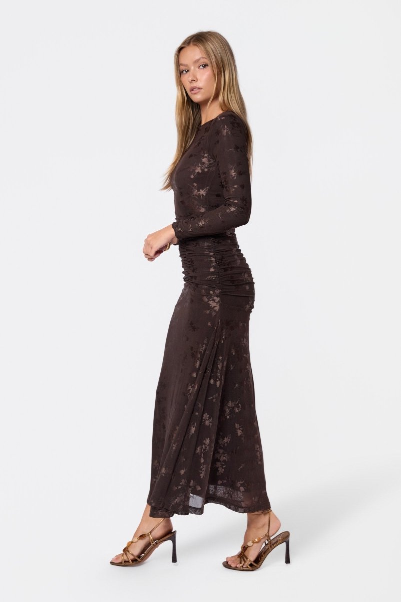 Juliana Dress (Brown) - Dress - Yakira Bella
