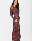 Juliana Dress (Burgundy) - Dress - Yakira Bella