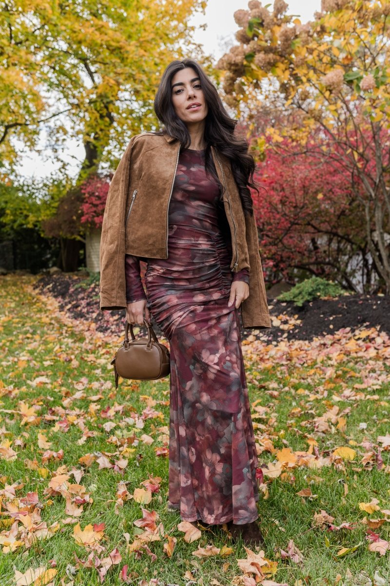 Juliana Dress (Burgundy) - Dress - Yakira Bella