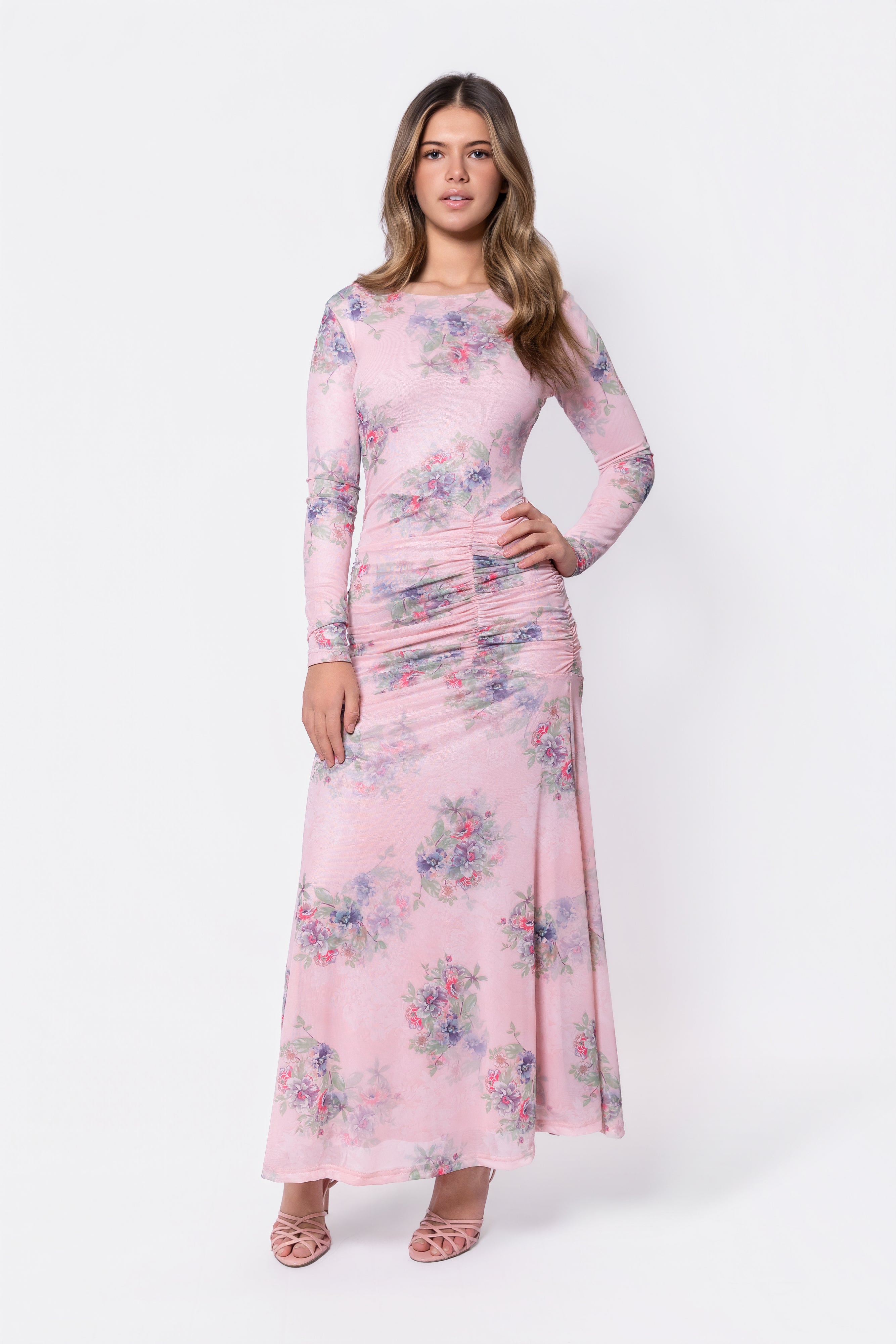 Juliana Dress (Pink Flower) – Yakira Bella