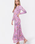 Juliana Dress (Pink/Green) - Dress - Yakira Bella