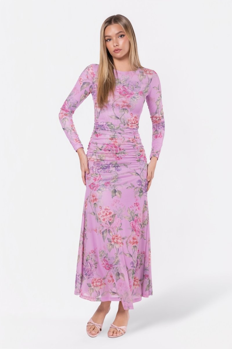 Juliana Dress (Pink/Green) - Dress - Yakira Bella