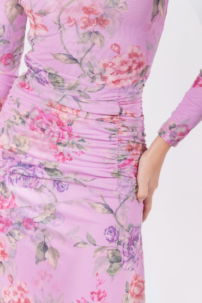 Juliana Dress (Pink/Green) - Dress - Yakira Bella