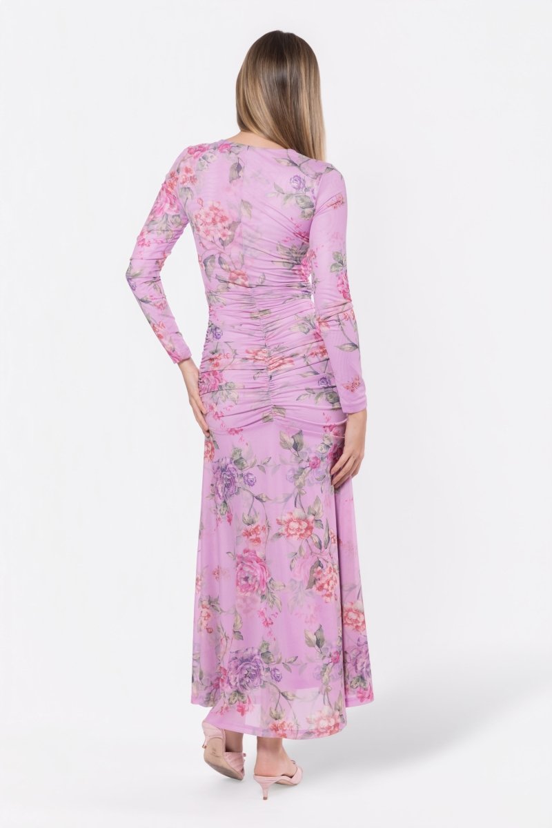 Juliana Dress (Pink/Green) - Dress - Yakira Bella