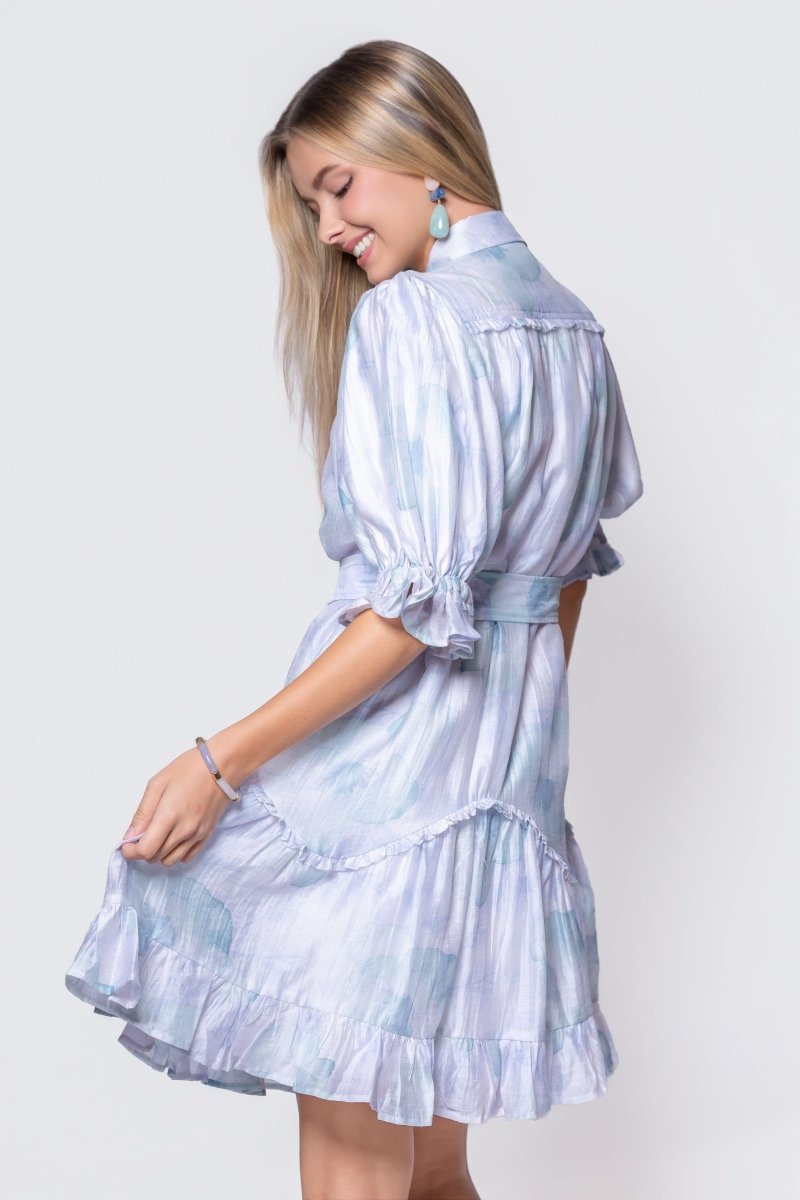 Juni Dress (Green Blue) - Dress - Yakira Bella